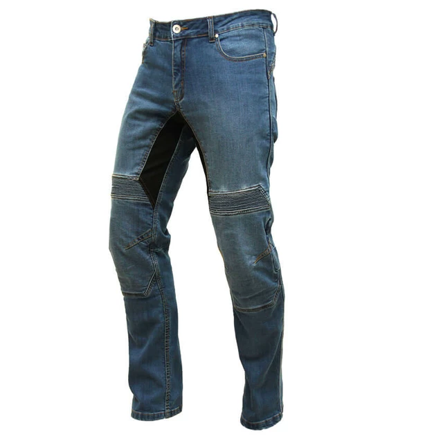 Men’s Moto Jeans Spark Danken - Blue, 4XL - Blue