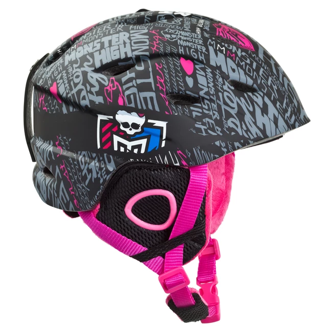 Kids Helmet Vision One MH Monster High - Black - Black and Graphics