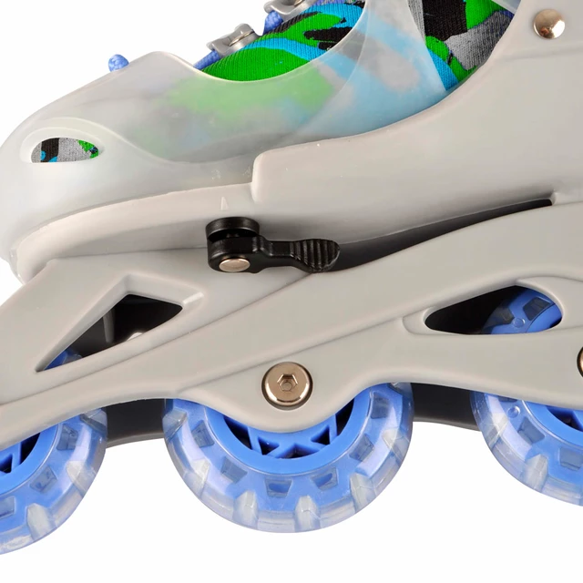 Children’s 3in1 Rollerblading Set WORKER Torny LED – with Light-Up Wheels