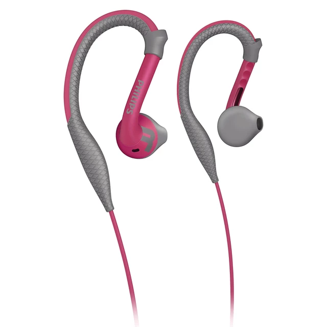 Sport fülhallgató Philips ActionFit-fül mögé - narancssárga-szürke - rózsaszín