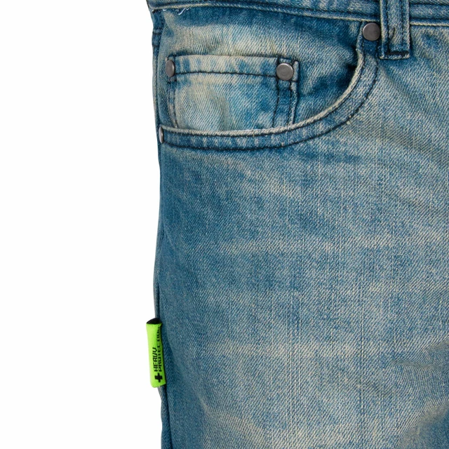 Men's moto jeans W-TEC Airweigt - Bright Blue