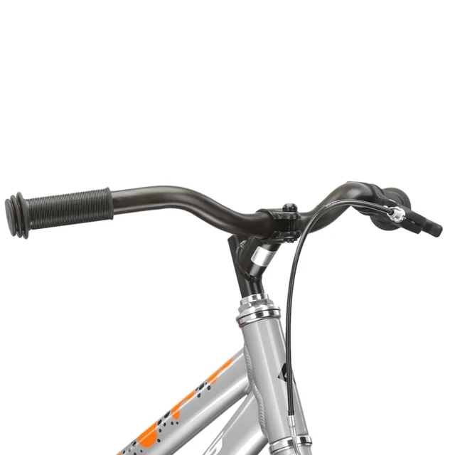 Kinderfahrrad Kross Racer 4.0 16" - Modell 2024 - silber