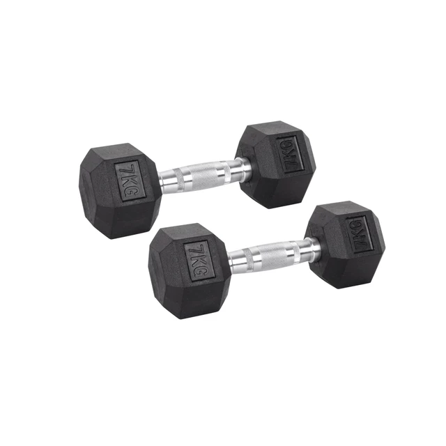 Hex Dumbbell Set inSPORTline Hexsteel 2 x 3-40 kg