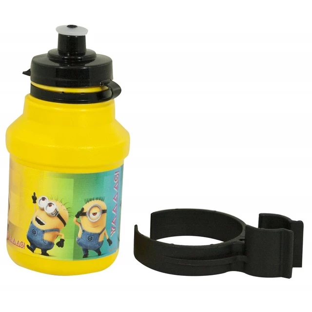 Cycling Bottle Minions Bidon 350ml Yellow with Holder