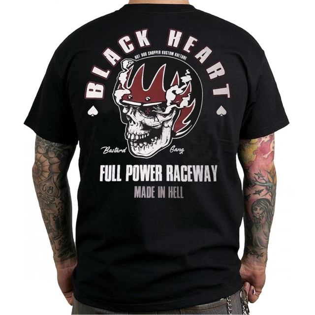 T-shirt BLACK HEART Full Power - XL - črna