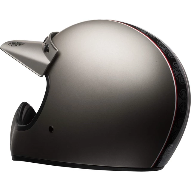 Moto helma BELL Moto-3 Independent Matte Titanium