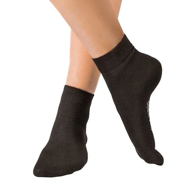 Medium Ankle Socks Bamboo - Black - Black