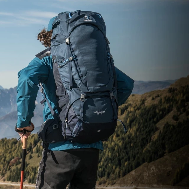 DEUTER Aircontact 55 + 10 Trekkingrucksack - midnight-navy