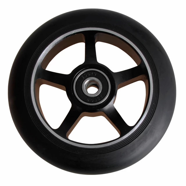 Spare wheel for scooter FOX PRO Raw 03 100 mm - Black-Green - Black