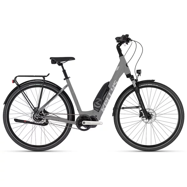 Městské elektrokolo KELLYS Estima 40 SH 630Wh 28" - model 2025 - Moonstone Grey - Rose Gold
