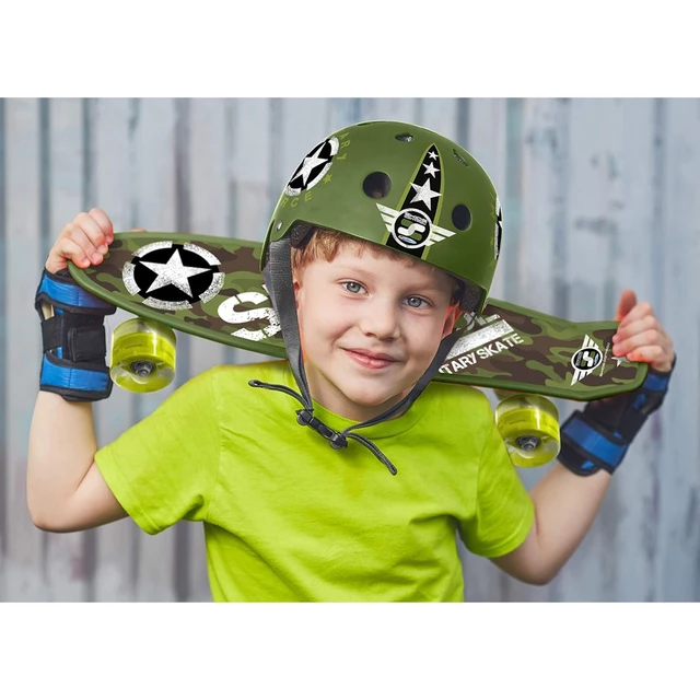 Kask dziecięcy Freestyle Skids Control Military