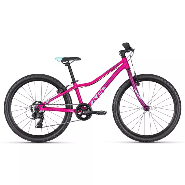 Juniorské dívčí kolo KELLYS KITER 30 24" - model 2025 - White - Pink