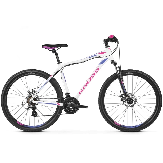 Kross Lea 3.0 27,5" Damen Mountainbike - Modell 2020 - lila/rosa/orange - weiß-lila