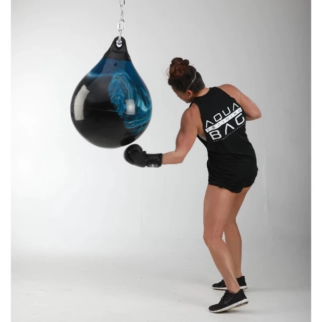 Water-Filled Punching Bag Aqua Bag 85 kg - Black/Silver