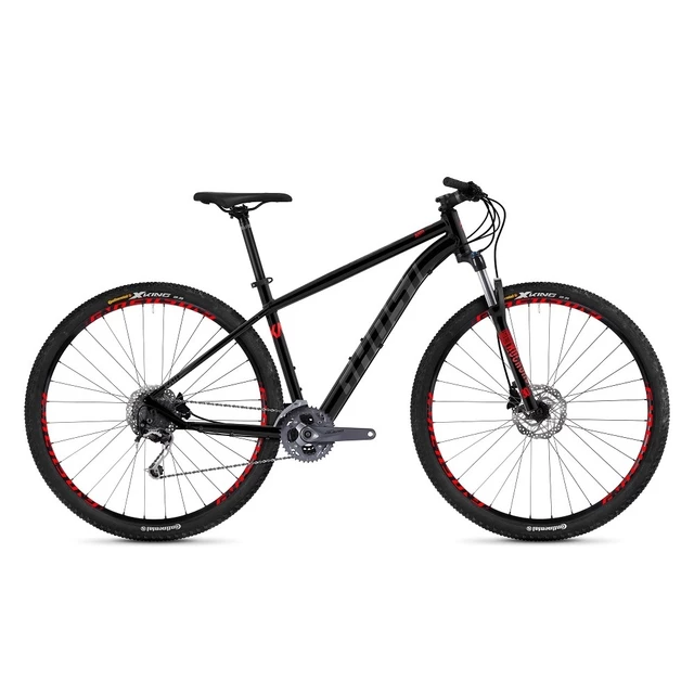 Horské kolo Ghost Kato 5.9 AL U 29" - model 2019 - Vibrant Blue / Night Black / Star White, M (18") - Night Black / Titanium Grey / Riot Red