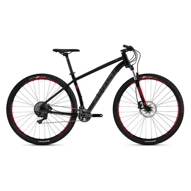 Horské kolo Ghost Kato 9.9 AL U 29" - model 2019 - Night Black / Titanium Grey / Riot Red