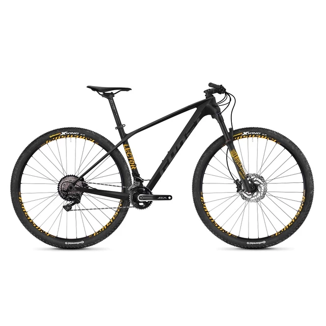 Horský bicykel Ghost Lector 2.9 LC U 29" - model 2019 - XS (15") - Night Black / Titanium Grey / Spectra Yellow