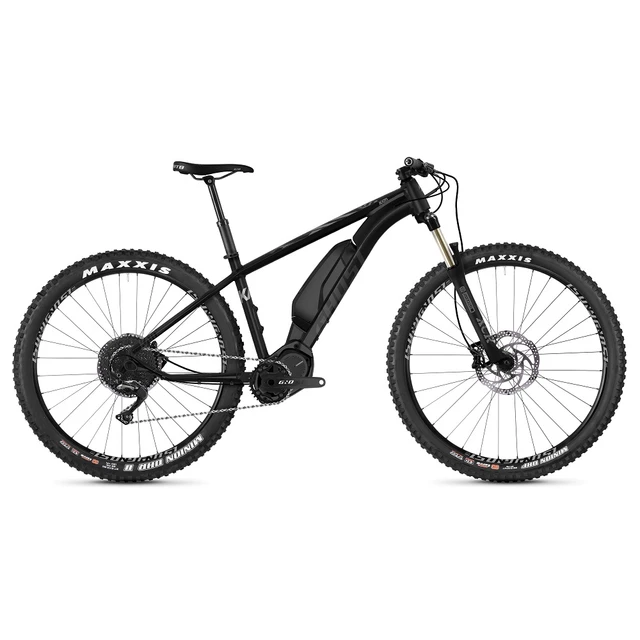 Ghost Kato X S5.7+ - Elektrisches Mountainbike Modell 2019 - Night Black / Jet Black / Iridium Silver