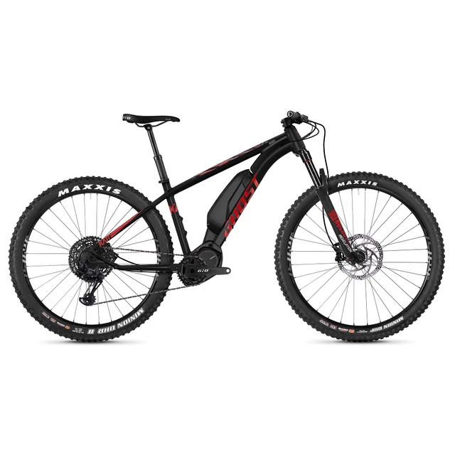 Ghost Kato X S8.7+ 29" - Elektrisches Mountainbike Modell 2019 - Night Black / Riot Red / Iridium Silver