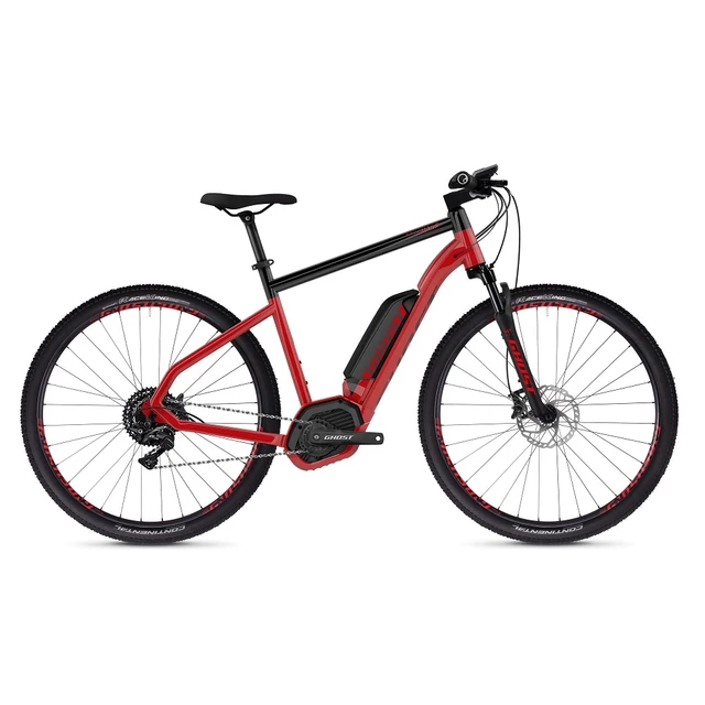 Ghost Hybride Square Cross B4.9 29" - Cross Elektrofahrrad Modell 2019 - Riot Red / Jet Black