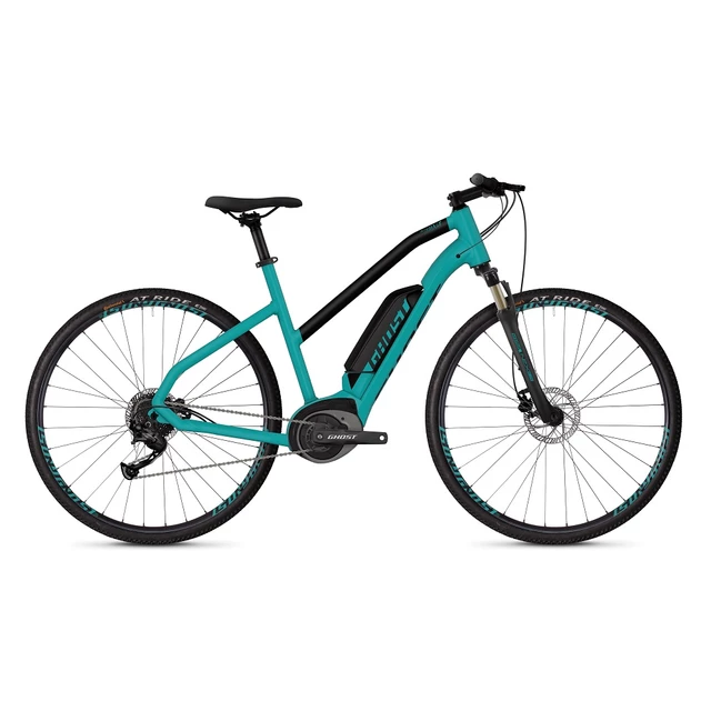 Dámsky crossový elektrobicykel Ghost Square Cross B1.8 Ladies 28" - model 2019 - Electric Blue / Jet Black