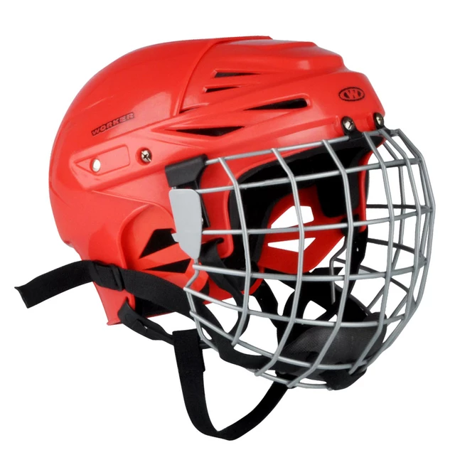 Eishockey-Helm WORKER Kayro - schwarz - rot