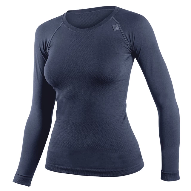 Women’s Thermal Long-Sleeve T-Shirt Coolmax - Liquorice - Liquorice