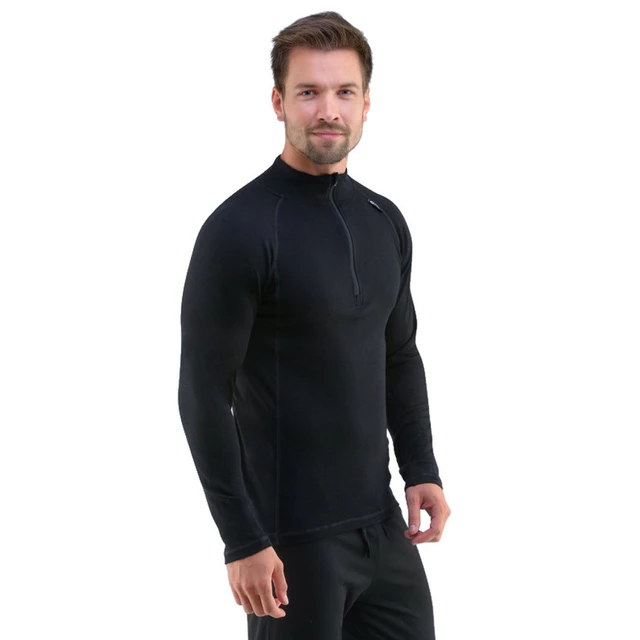 Herren Langarmhemd Merino Bamboo