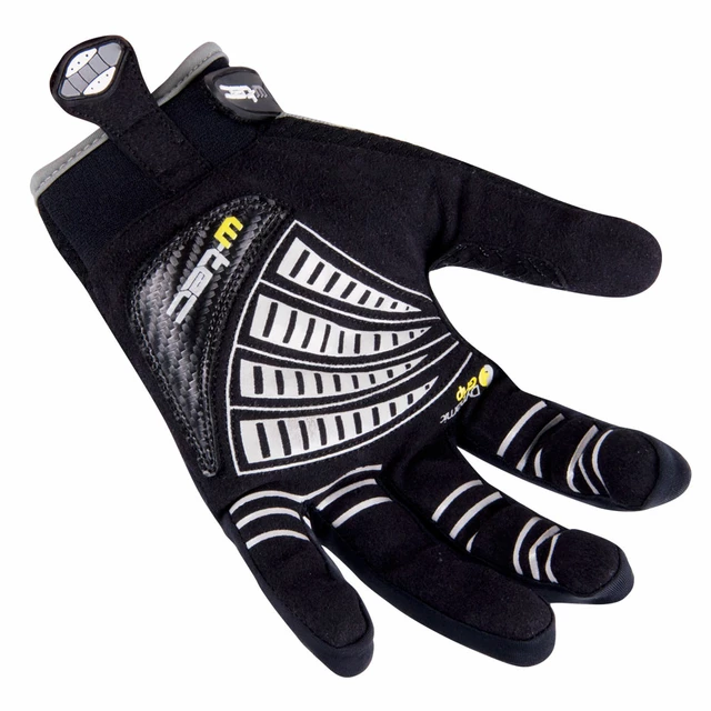 Motocross rokavice W-TEC Chreno - črna-oranžna