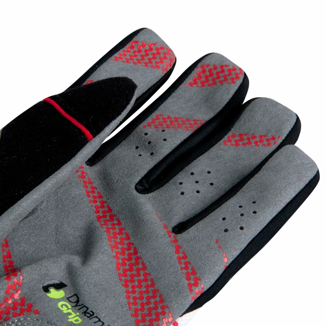 Motocross Gloves W-TEC Hazel - White/Red