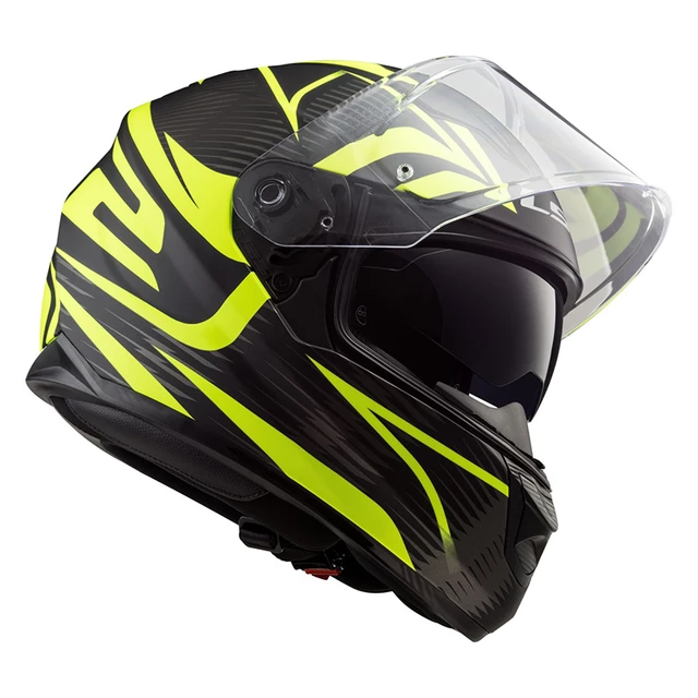 Moto prilba LS2 FF320 Stream Evo Jink Matt Black Yellow