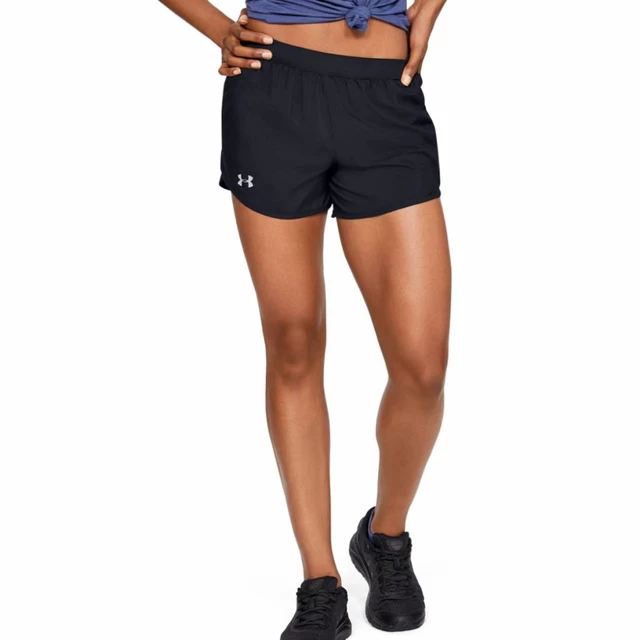 Under Armour W Fly By 2.0 Short Damen Laufshorts - schwarz