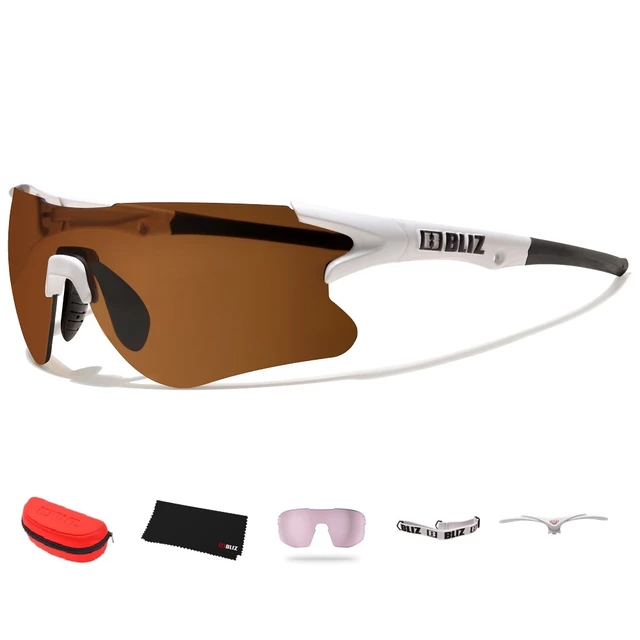 Cycling Glasses Bliz Tempo - White - White