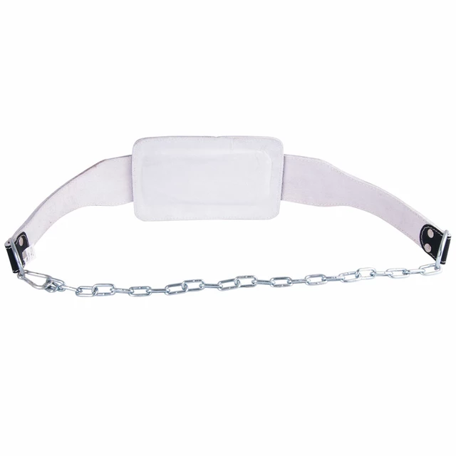 Leather Weightlifting Belt with Chain inSPORTline NF-9057