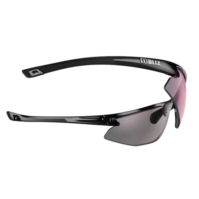 Bliz Motion Multi sportliche Sonnenbrille - schwarz mit dunkel blauen Gläsern