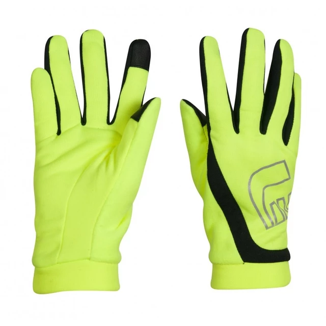 Futókesztyű Newline Thermal Gloves Visio - neon