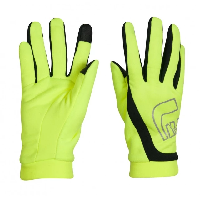 Běžecké rukavice Newline Thermal Gloves Visio - Neon - Neon