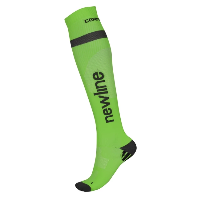 Compression Running Socks Newline - Neon - Green