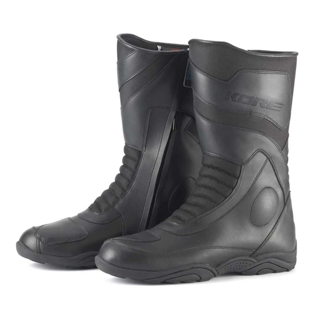 Buty motocyklowe KORE Touring Mid - Czarny - Czarny