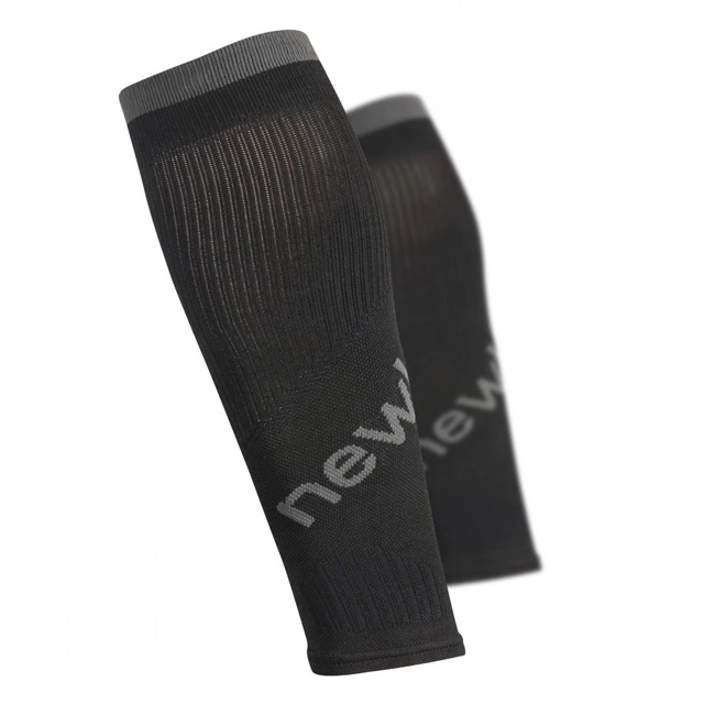 Kompresné návleky na nohy Newline Calfs Sleeve - čierna