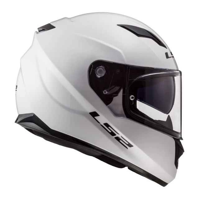 Moto prilba LS2 FF320 Stream Evo Gloss White - White