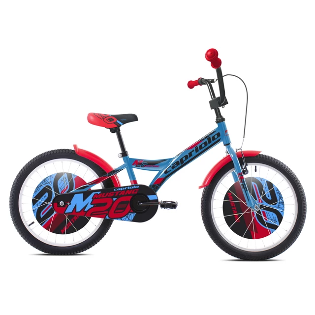 Children’s Bike Capriolo Mustang 20” 6.0 - Black-Lime - Blue-Black-Red