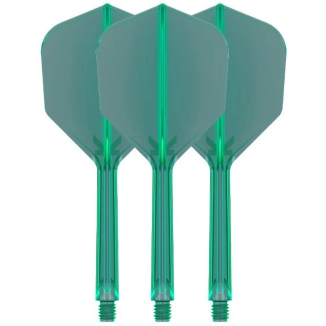 Dart Flights Target K-Flex No.6 Medium – 3-Pack - Green - Green