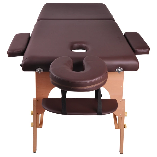 inSPORTline Taisage Massageliege 2-teilig aus Holz - cremegelb