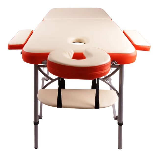 Masážny stôl inSPORTline Tamati 2-dielny hliníkový - 2. akosť