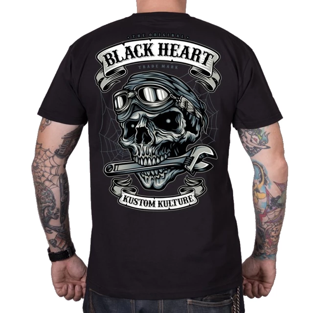 T-Shirt BLACK HEART Trapper - Black - Black