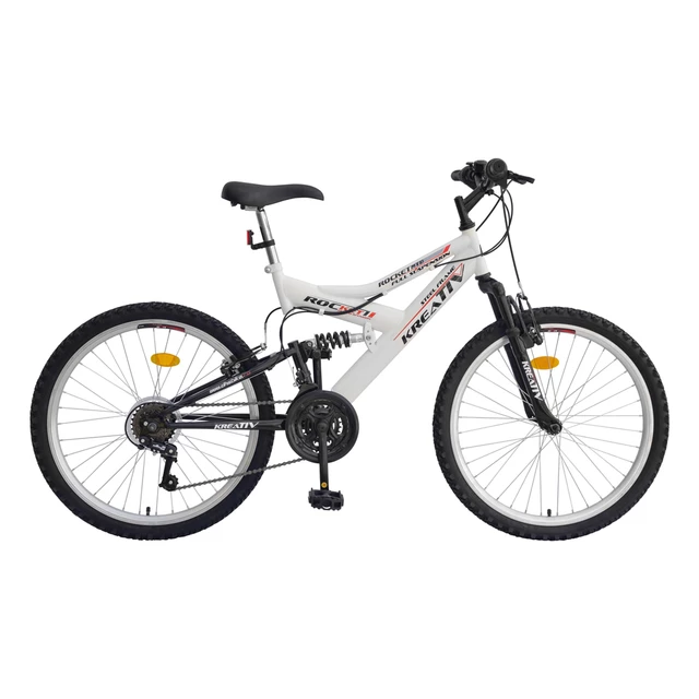 Junior kerékpár DHS Kreativ 2441 - 2015 modell - piros - fehér