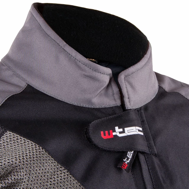 Kurtka motocyklowa W-TEC Priamus PLUS - OUTLET - Czarno-szaro-czerwony