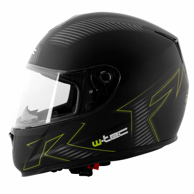 Kask zamknięty motocyklowy W-TEC V159 - Black Elementor Green