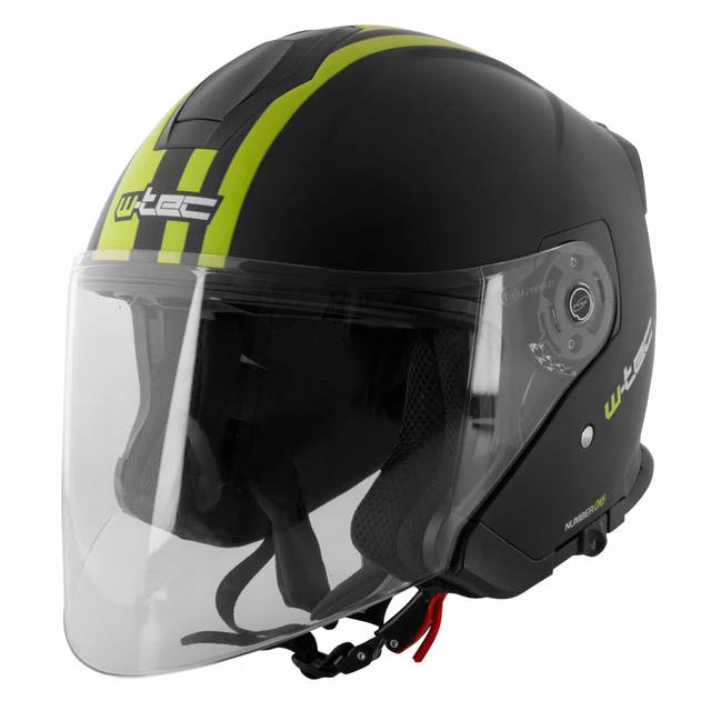 Moto čelada W-TEC V586 - črna-zelena